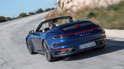 2020 Porsche 911 Carrera 4s Cabriolet Color Gentian Blue Metallic