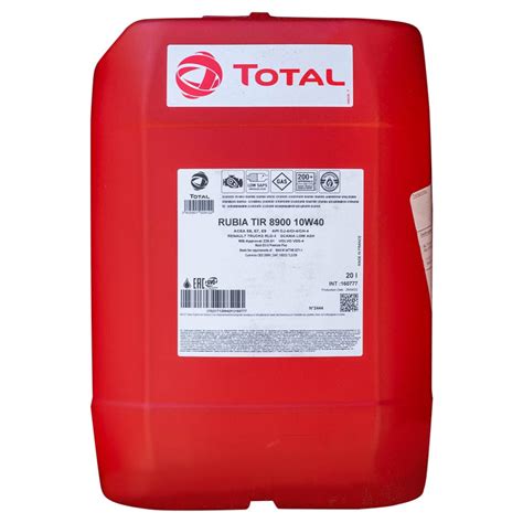 Total Rubia TIR 8900 10W 40 Motorolaj 20lit Olaj Hu