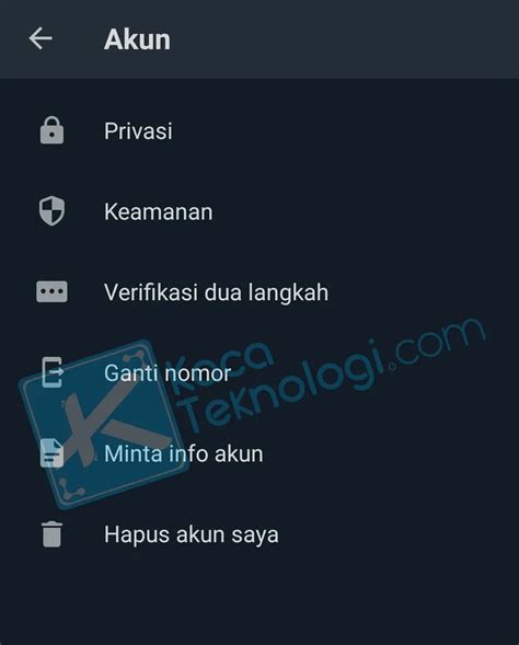 Langkah Mudah Mengaktifkan Verifikasi 2 Langkah Whatsapp Kaca Teknologi