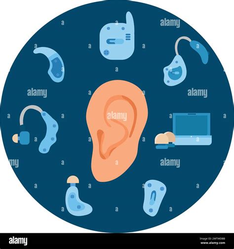 Cochlear Implant Collection Set Designs Stock Vector Image And Art Alamy