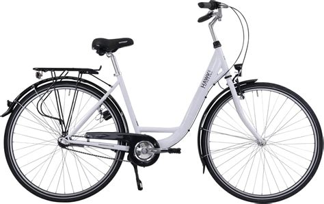 HAWK City Wave Premium Damen Fahrrad 26 Zoll Weiß I Damenfahrrad mit