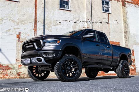 Lifted 2019 Ram 1500 REBEL with Fuel Blitz and Rough Country Suspension ...