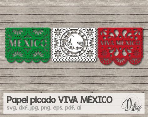 Papel Picado Svg Papel Picado Viva M Xico Viva M Xico Papel Etsy M Xico