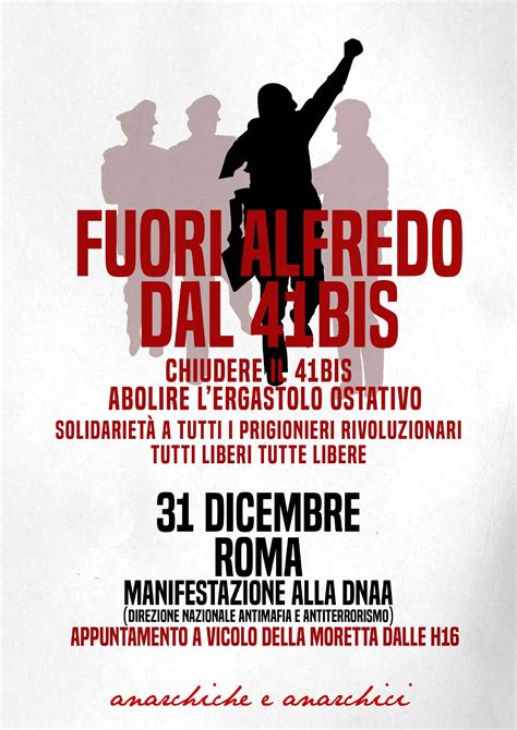 Fuori Alfredo Dal 41 Bis Presidio Al Ministero Di Giustizia E