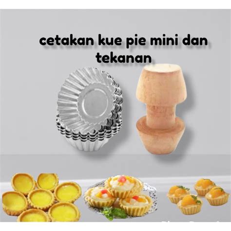 Jual Murah Set Cetakan Kue Pie Mini Isi Pcs Dan Tekanannya Pie