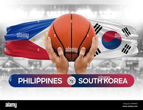 Philippines Vs South Korea National Basketball Teams Basket Ball Match