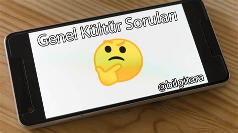 Genel K Lt R Sorular Yar Ma Bilgitara