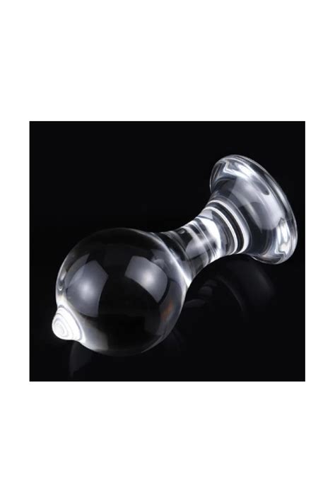 Plug Anal Acrilico Transparente Caja Negra