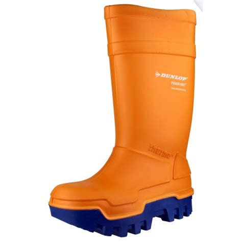 Dunlop Purofort C662343 Thermo Orange Safety Wellingtons