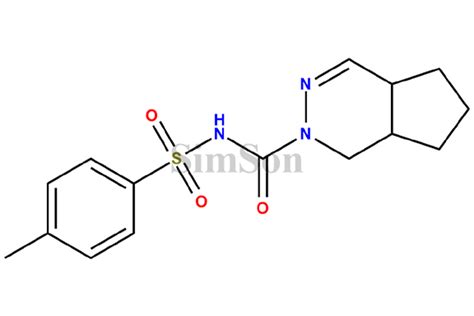 Gliclazide EP Impurity G CAS No NA Simson Pharma Limited