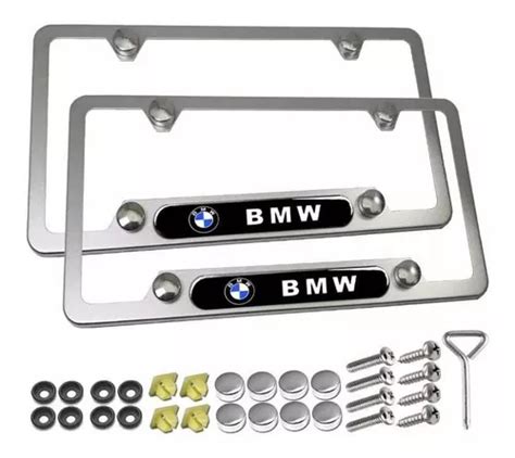 Porta Placas Bmw Acero Inoxidable Env O Gratis