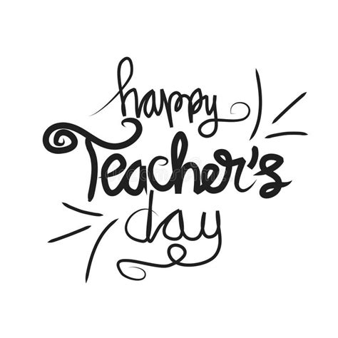 Happy Teachers Day Card Stock Vector Illustration Of Knowledge 100697719