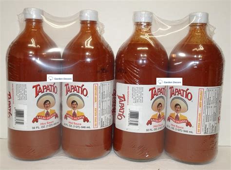 Amazon Tapatio Salsa Picante Hot Sauce 32fl Oz 946ml Four Bottles Grocery Gourmet Food
