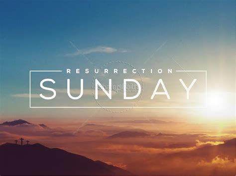 Resurrection Sunday Religious PowerPoint | Clover Media