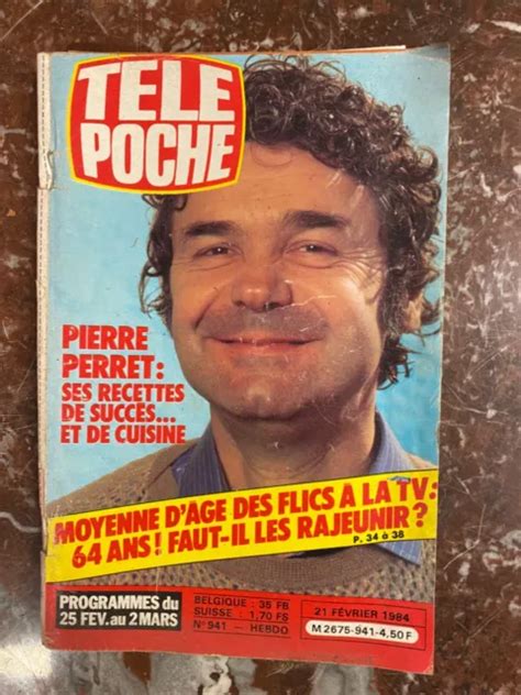 REVUE LIVRE TÉLÉ Poche 1984 N941 Pierre Perret Pas Disque Vinyle Cd