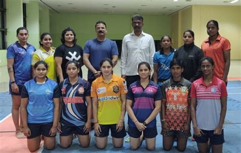 Maharashtra Womens Kabaddi Team Ready For The 66th Senior Nationals