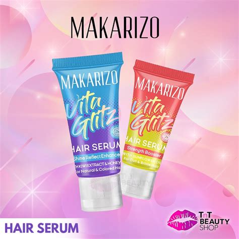 Jual Makarizo Vitaglitz Hair Serum Shine Reflect Enhancer Strength