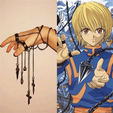 Buy Hunter X Hunter Kurapika Cosplay Metal Chain With Rings Complete Cosplay And Accessories