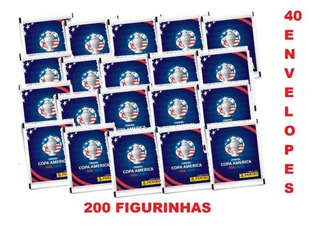 Kit Envelopes Figurinhas da Copa América 2024 Conmebol Usa Panini