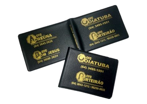 Carteira Despachante Pvc Personalizada Em Silk