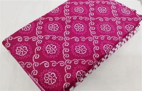 Pink Flower Printed Cotton Fabric Floral At Rs 80 Meter In Jaipur Id