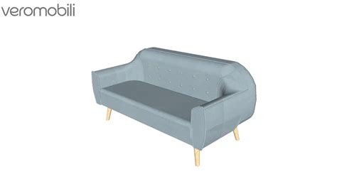 Sofa Retro De 2 Lugares Baci Living Room