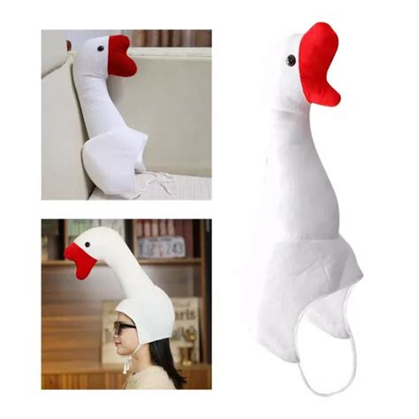 Funny Winter Goose Hood Hat Animal Dress Up Costume Cap Photo Props