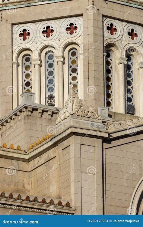 Facade Of Metropolitan Cathedral Greek Orthodox Church Athens Greece