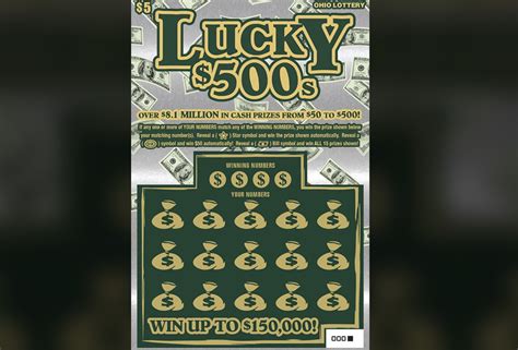 Lancaster Man Wins 150 000 On Ohio Lottery Scratch Ticket Scioto Post