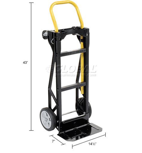 Harper™ Pjd2223a Ultra Lite Nylon 2 In 1 Convertible Hand Truck Semi