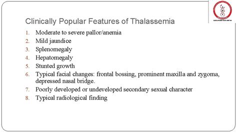 Diagnosis Of Thalassemia And Related Hemoglobin Disorders Dr