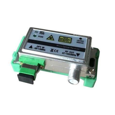 Micro AGC FTTH CATV Optical Receiver Fiber Optic Telecom Co Ltd