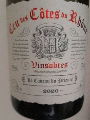 La Cave Du Prieure Raymond Barlet Fils Vinsobres Vivino US