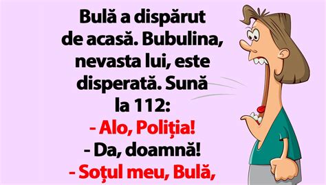 BANC Bulă a dispărut de acasă Bubulina sună la 112