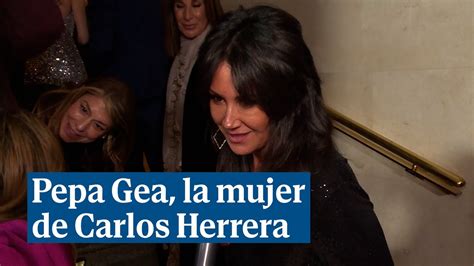 Primeras Palabras De Pepa Gea Tras Su Boda Con Carlos Herrera Estamos