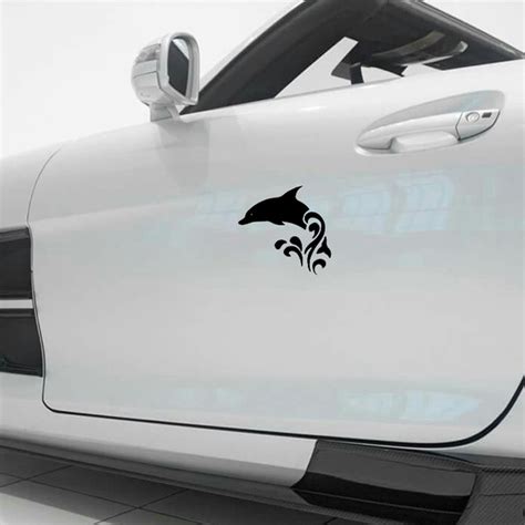 Dolphin Waves Decal Sticker Vinyl Decal Sticker Art Graphic Stickers ...