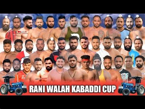 Final Rani Walah Tarn Taran Kabaddi Cup 25 Dec 2022 Day 3