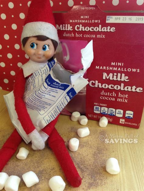 Elf On The Shelf Idea Let S Make Some Hot Chocolate With Elfie
