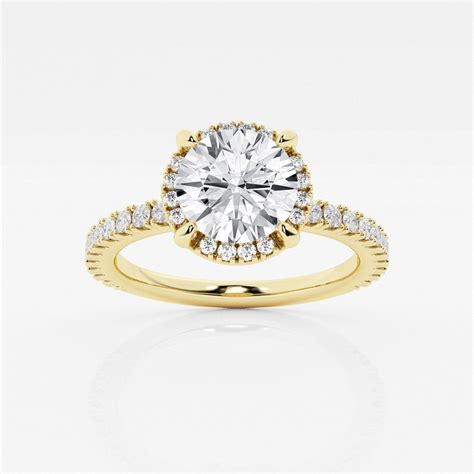 Badgley Mischka Near Colorless 1 7 8 Ctw Round Lab Grown Diamond