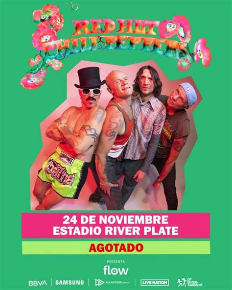 Red Hot Chili Peppers Se Agotaron Las Entradas Para Su Show En River Y