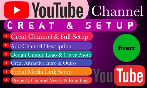 Create And Setup Your New Youtube Channel Professionally By Anjona444