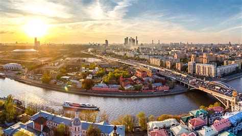 Hd Downtown Moscow Russia Panorama Hd Wallpaper Rare Gallery