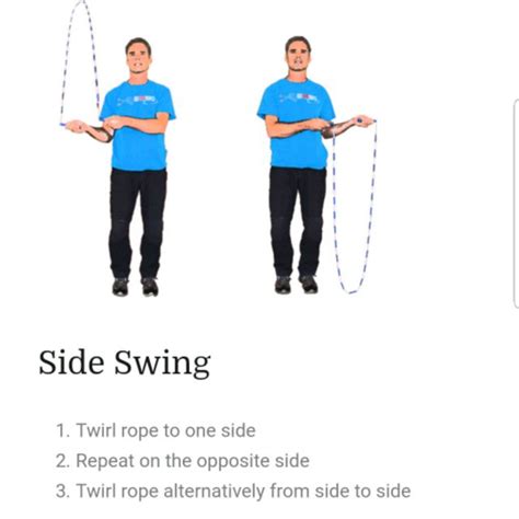 Jump Rope Side Swing By Kelly R Exercise How To Skimble