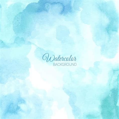 Premium Vector Hand Painted Of Blue Green Watercolor Background