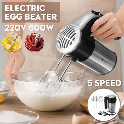 Batedeira elétrica de mão elétrica 800 W 220 V Batedeira de cozinha de