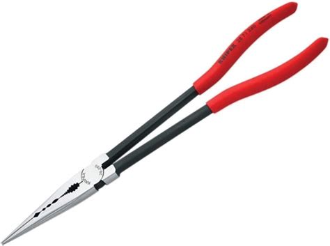 KNIPEX Tools 2 Piece Extra Long Needle Nose Pliers Set With Keeper