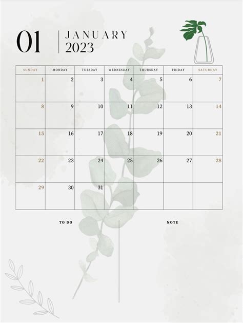 2023 Calendar Etsy