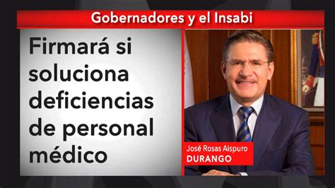 Los Gobernadores Se Alistan Para Firmar Convenio Con El Insabi Grupo Milenio