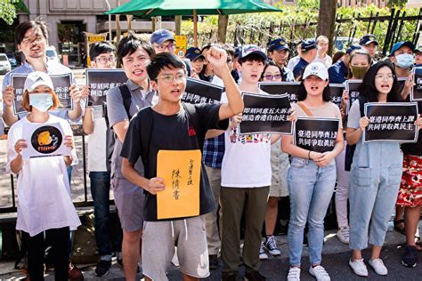 中共党庆前夕 台学生会：忧更多港生被捕 在台港生 反送中 暴动罪 大纪元