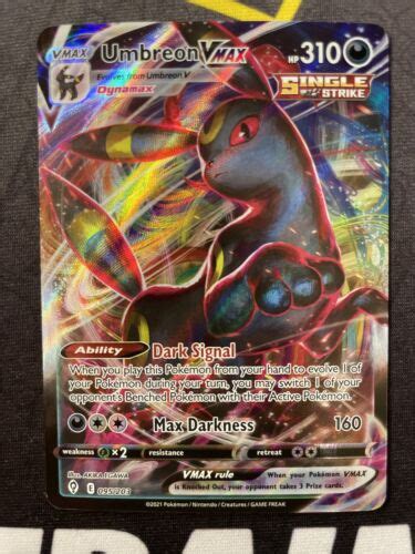 Umbreon VMAX 095 203 ULTRA RARE Pokemon TCG Evolving Skies NM EBay